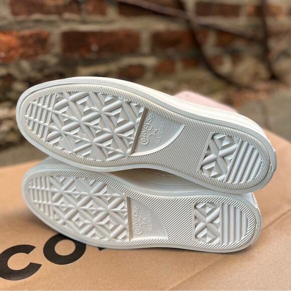 NEW Womens Size 8.5 Converse All Star Modern Lift Platform High Pink Sage Egret - Picture 9 of 10